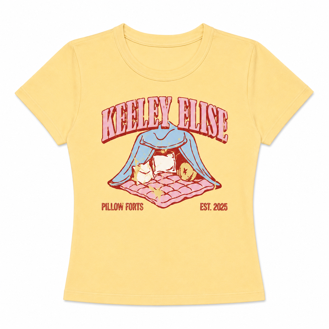 K Pillow Forts Yellow T-Shirt