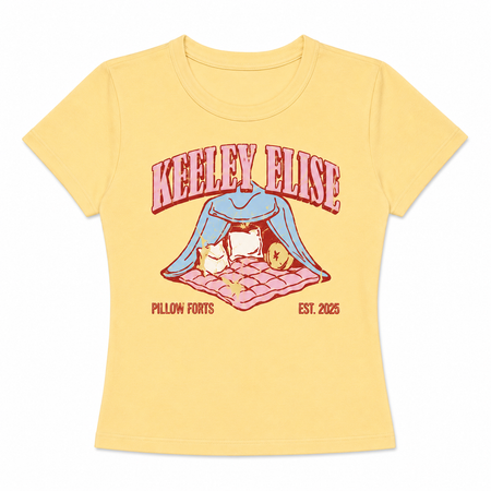 K Pillow Forts Yellow T-Shirt