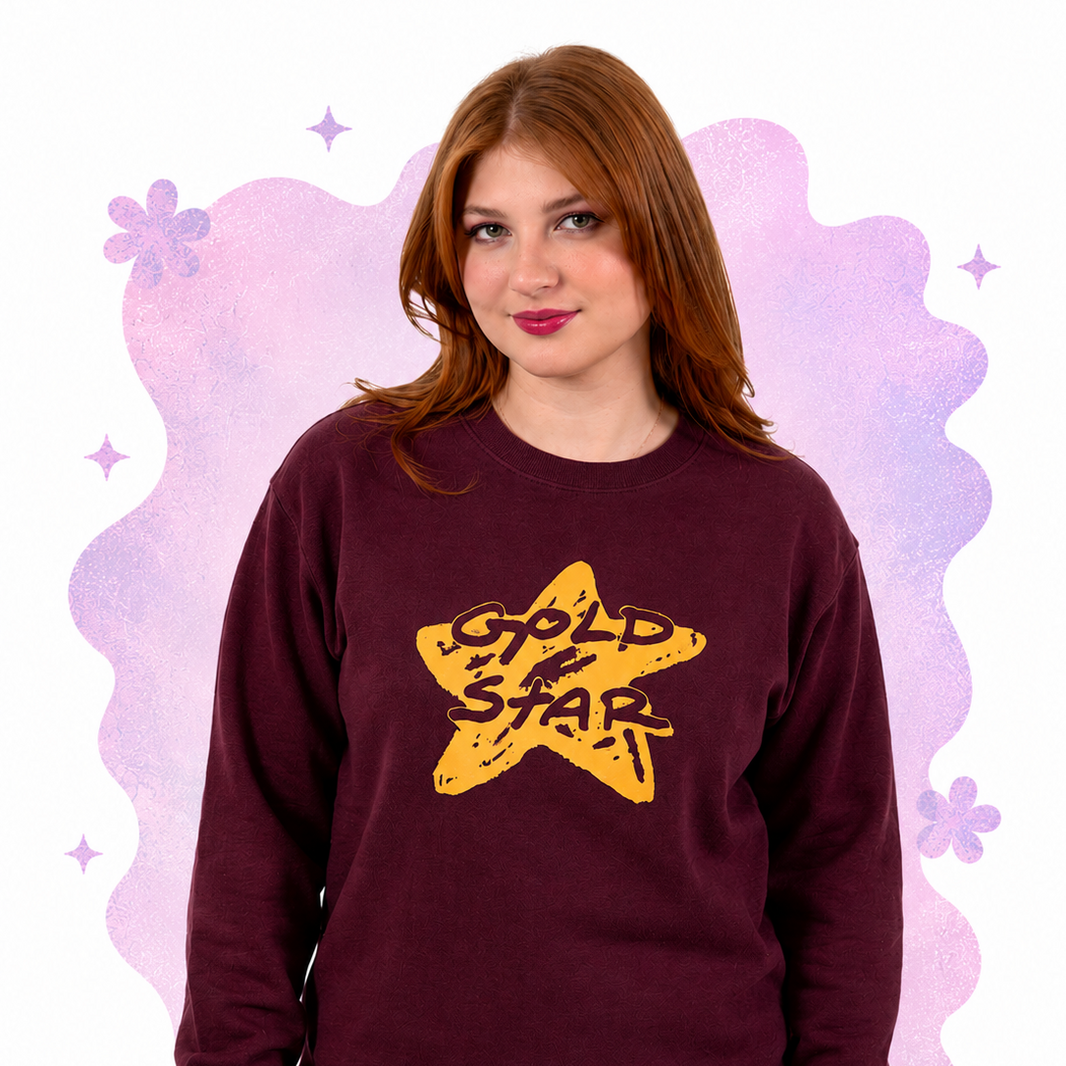 K Gold Star Red Sweatshirt