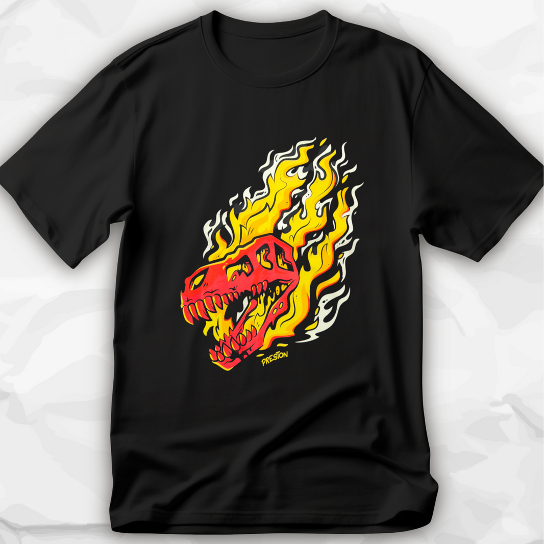 Dino Flame Glow in the Dark Tee