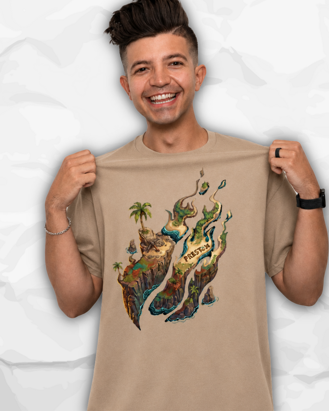 Island Flame - Sand - Tee