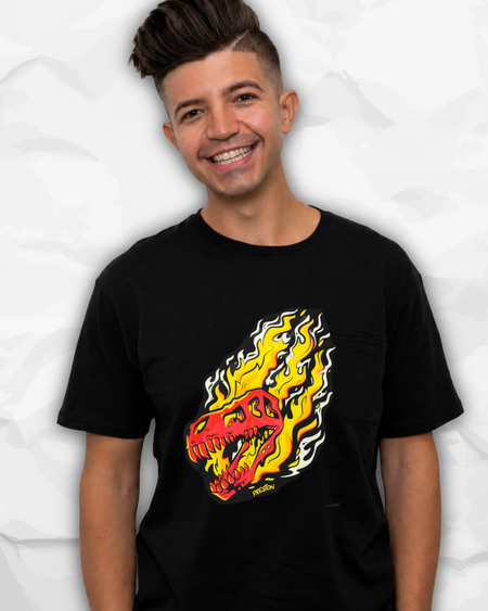 Dino Flame Glow in the Dark Tee