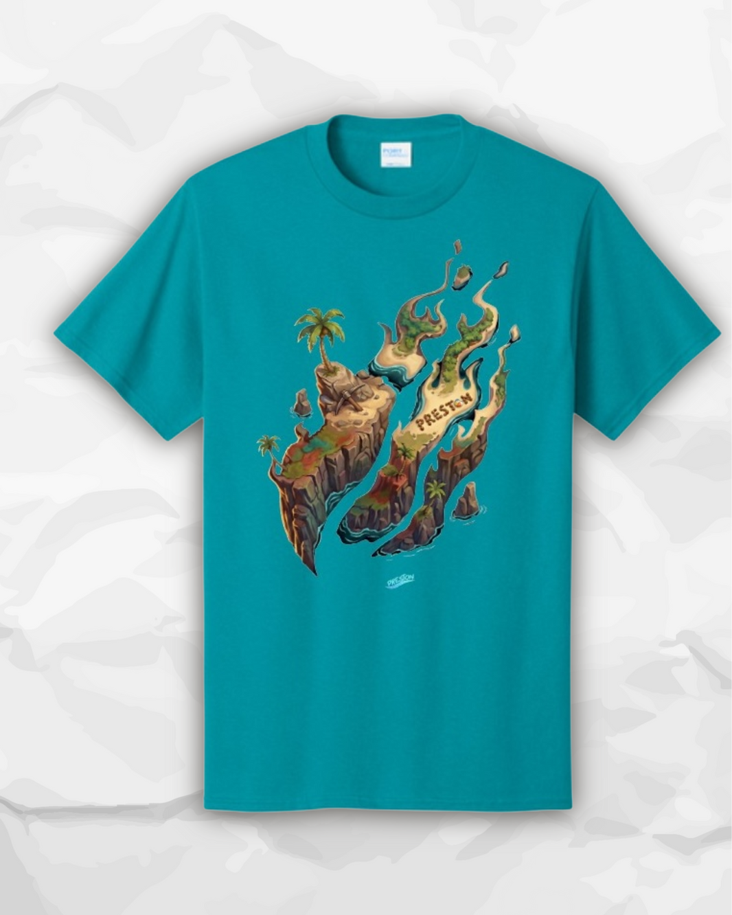 Island Flame - Aqua - Tee