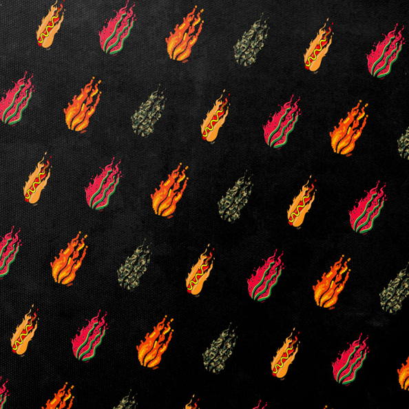 Official PrestonPlayz Gaming Fire XL Mouse Pad