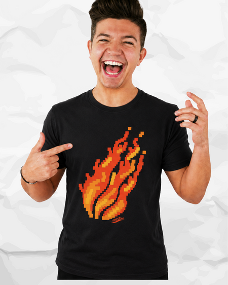 Pixel Flame T-Shirt