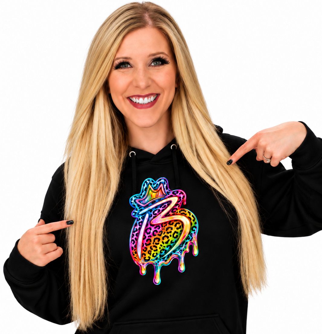 Official B Animal Print Hoodie