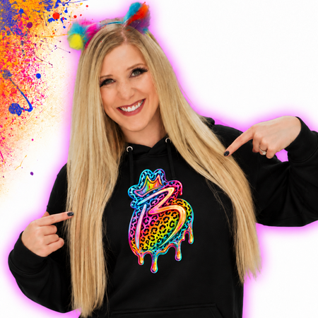 Official B Animal Print Hoodie