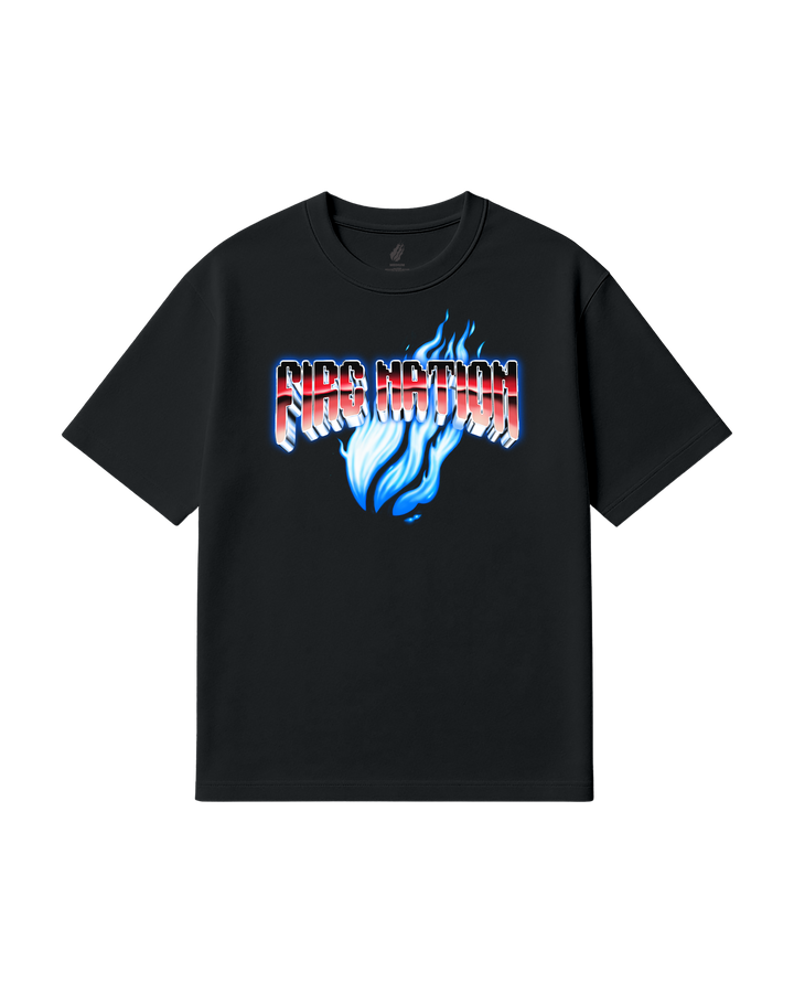 Nitro Flame Tee- Black