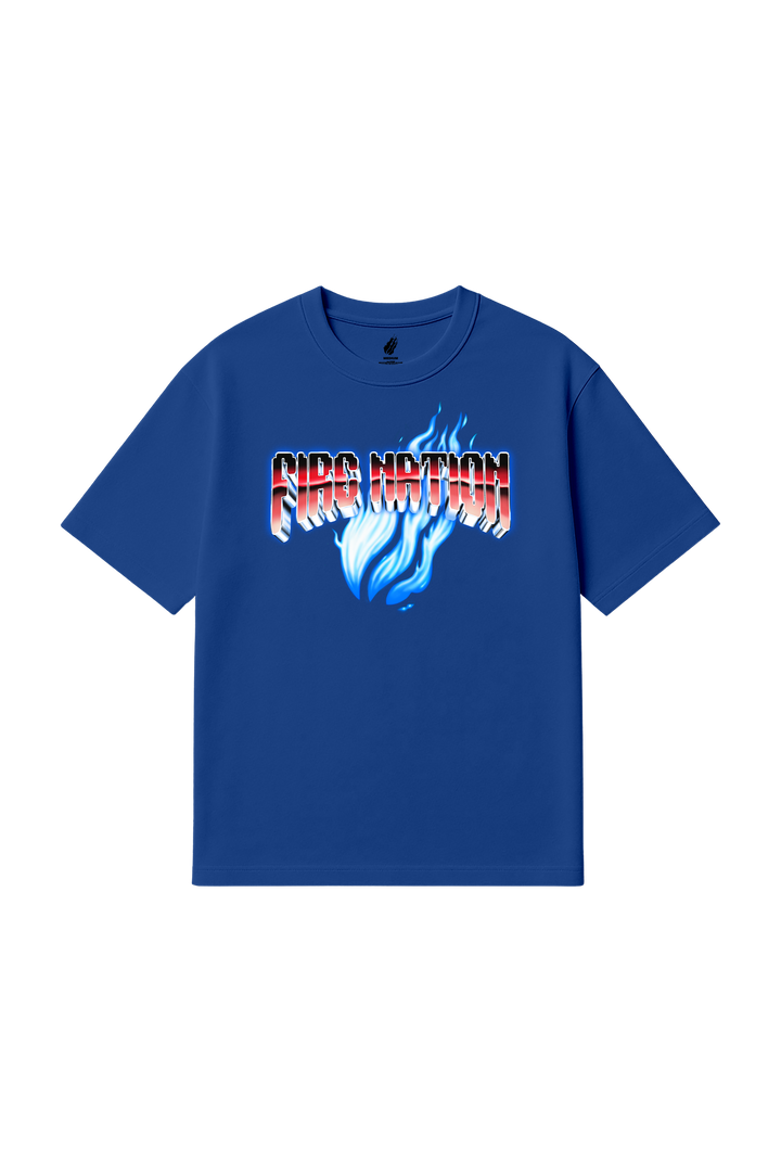 Nitro Flame Tee - Blue
