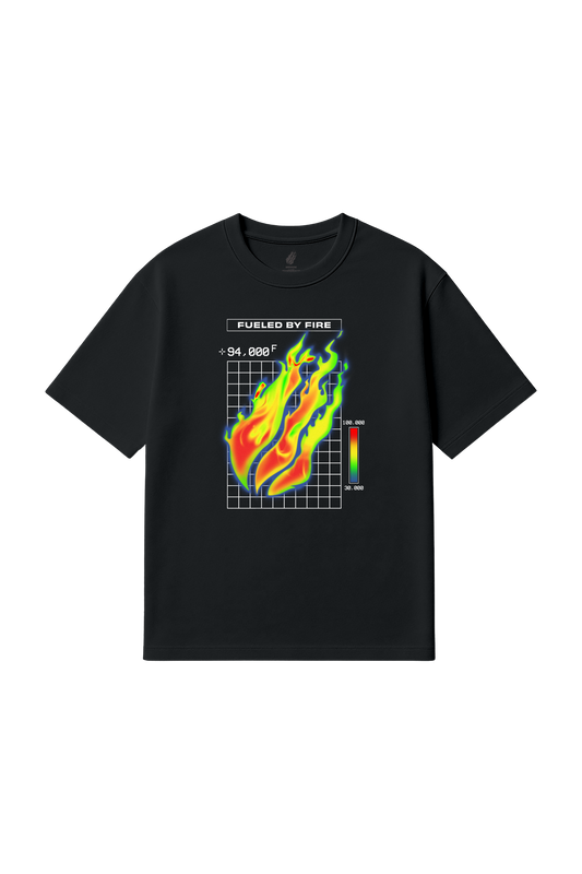 Thermal Map Tee - Black