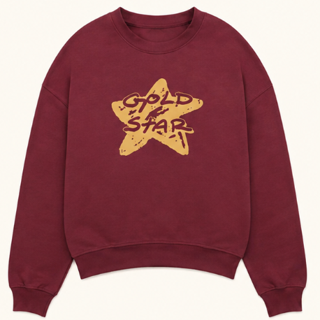 K Gold Star Red Sweatshirt