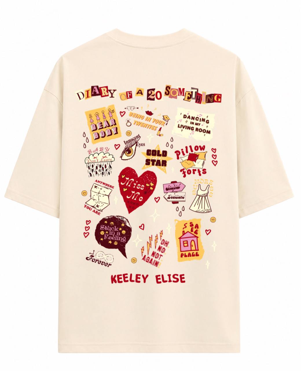 K Tracklist Cream T-Shirt